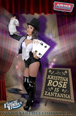 Kristina Rose as Zatanna getting super dicked