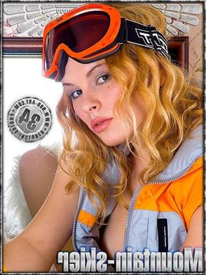 Nud Art Katy Mountain Skier ()